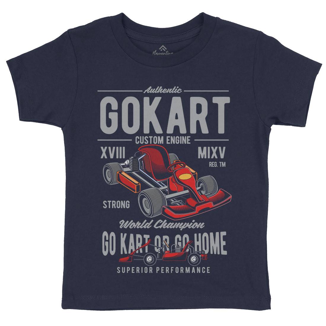 Go-Kart Kids Organic Crew Neck T-Shirt Sport C365