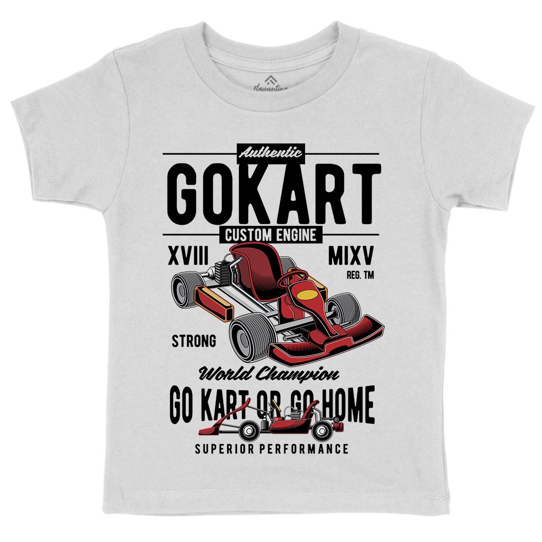 Go-Kart Kids Organic Crew Neck T-Shirt Sport C365