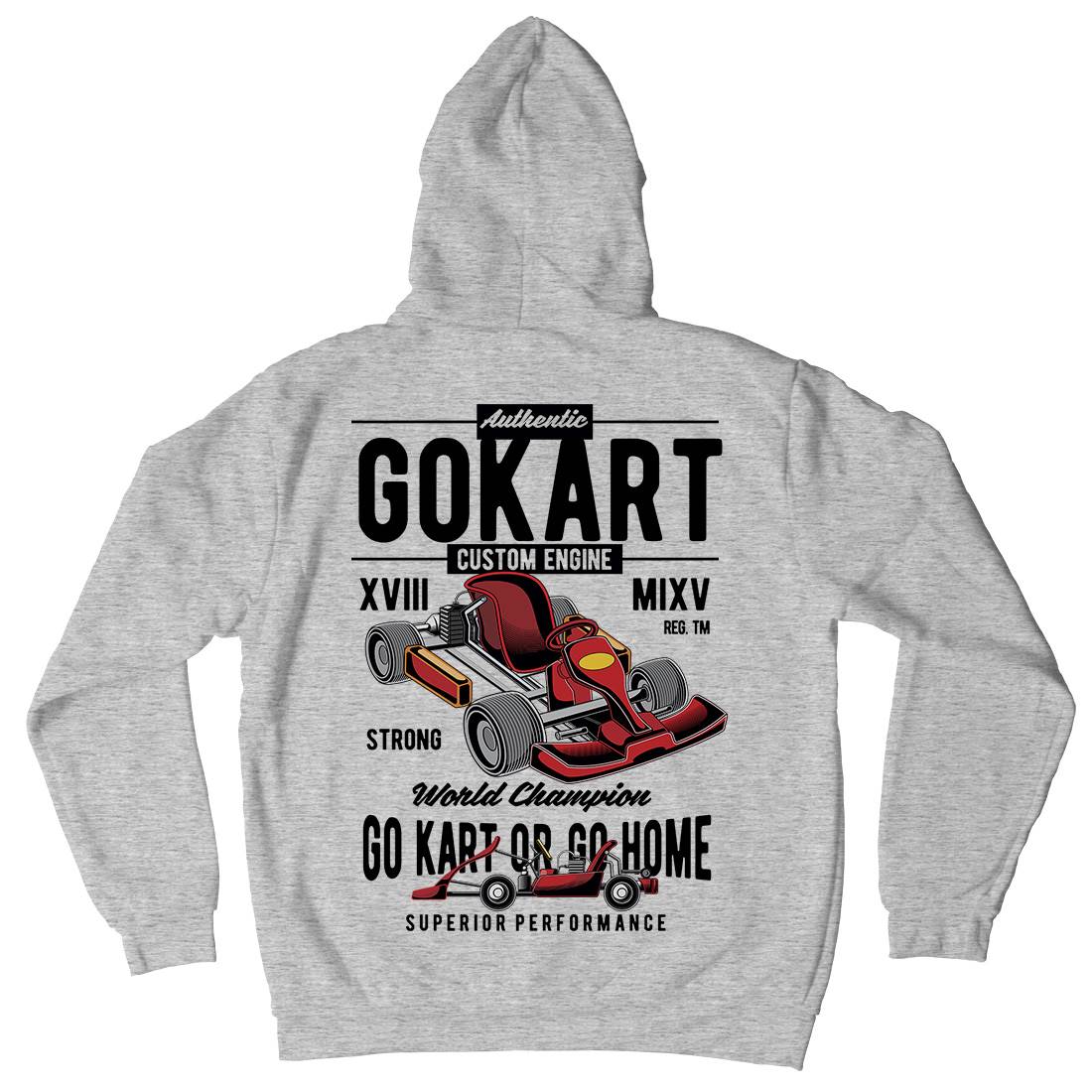 Go-Kart Kids Crew Neck Hoodie Sport C365