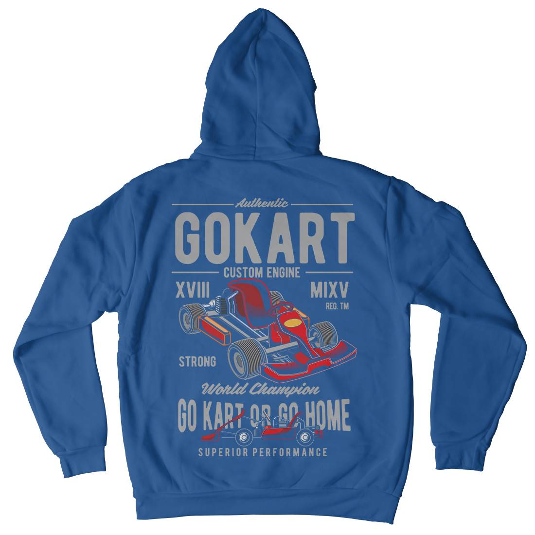 Go-Kart Kids Crew Neck Hoodie Sport C365