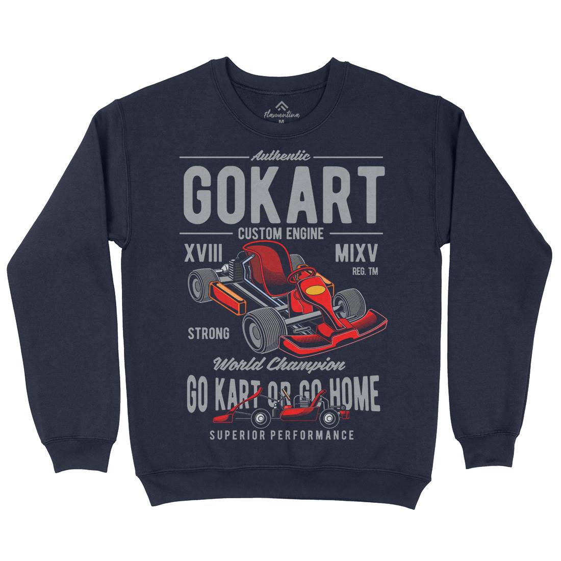Go-Kart Kids Crew Neck Sweatshirt Sport C365