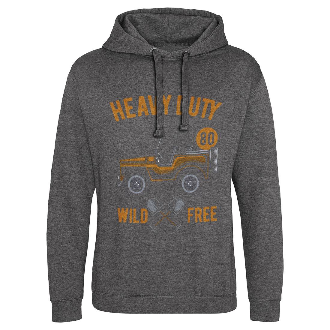Heavy Duty Off Road Mens Hoodie Without Pocket Cars C371