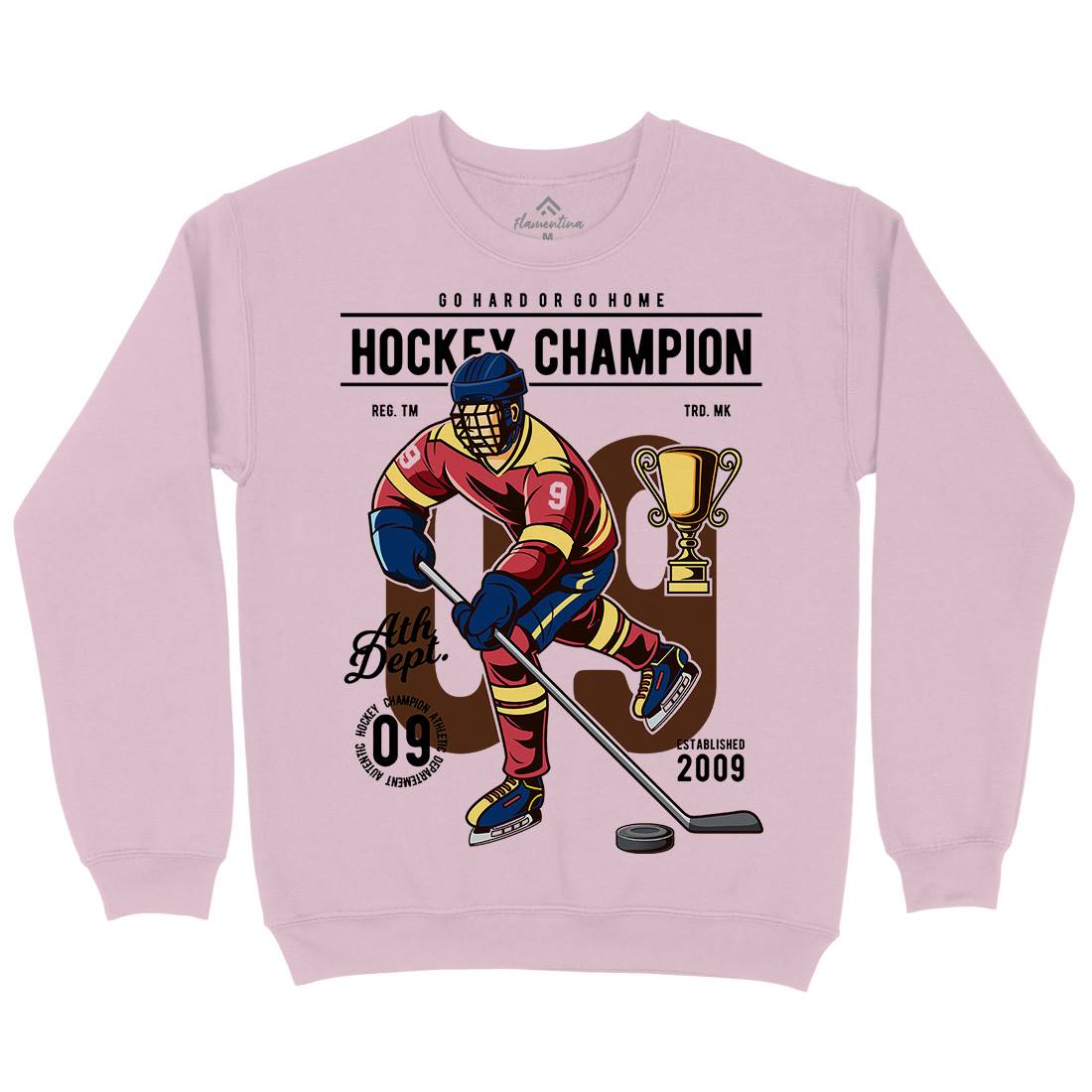 Hockey Champion Kids Crew Neck Sweatshirt Sport C373