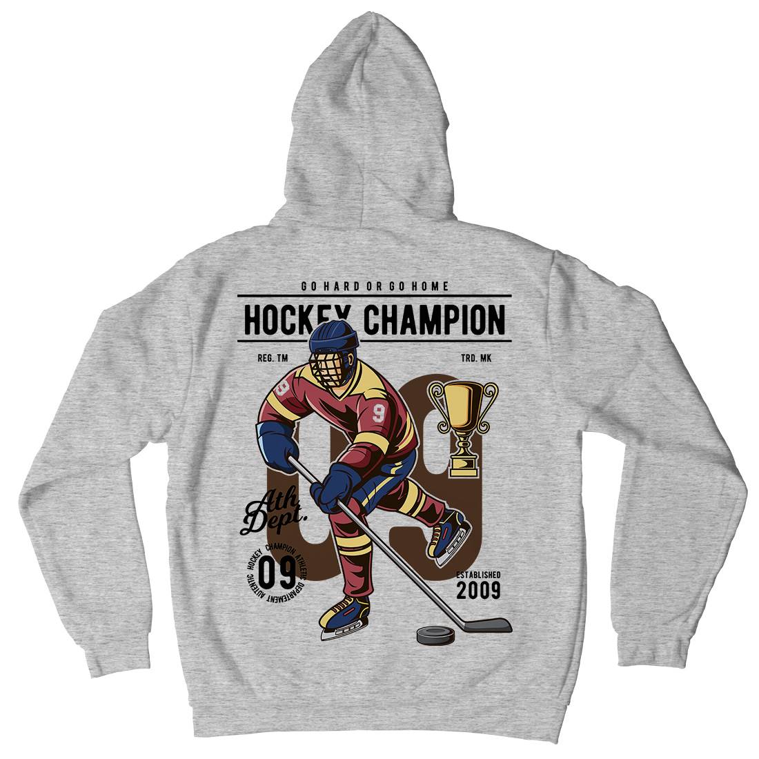 Hockey Champion Kids Crew Neck Hoodie Sport C373