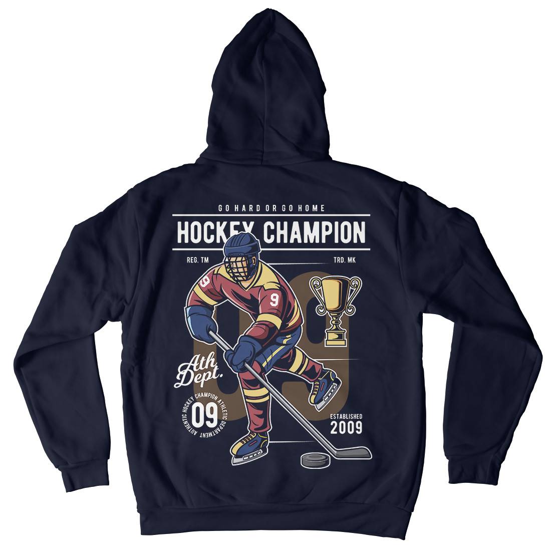 Hockey Champion Kids Crew Neck Hoodie Sport C373