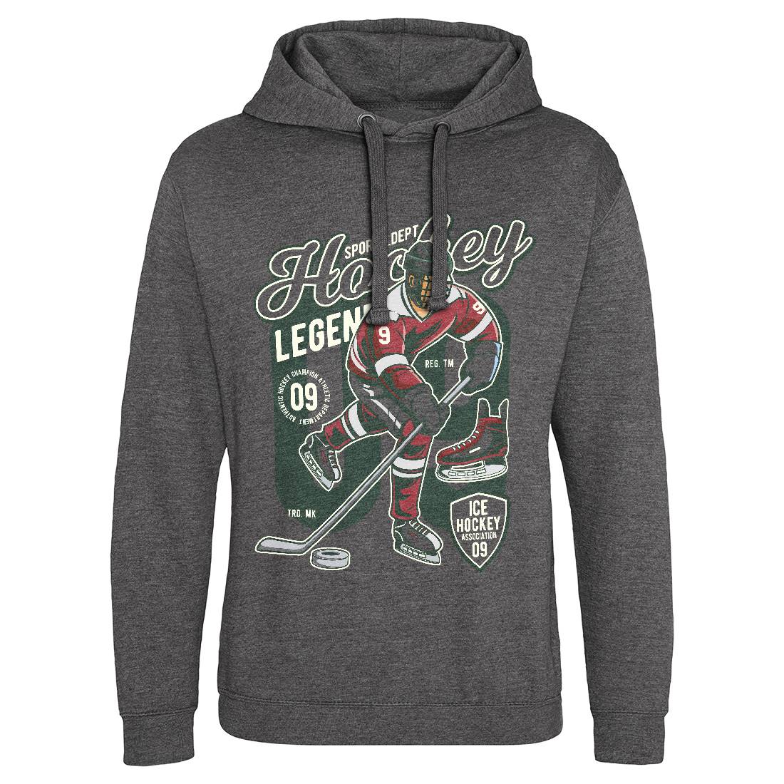 Hockey Legend Mens Hoodie Without Pocket Sport C374