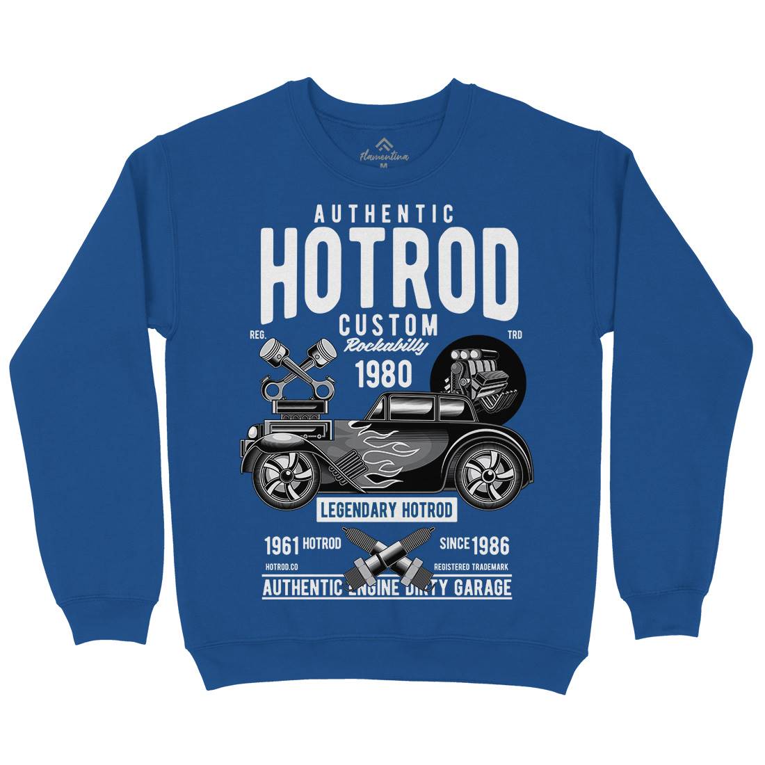 Hotrod Custom Kids Crew Neck Sweatshirt Cars C376