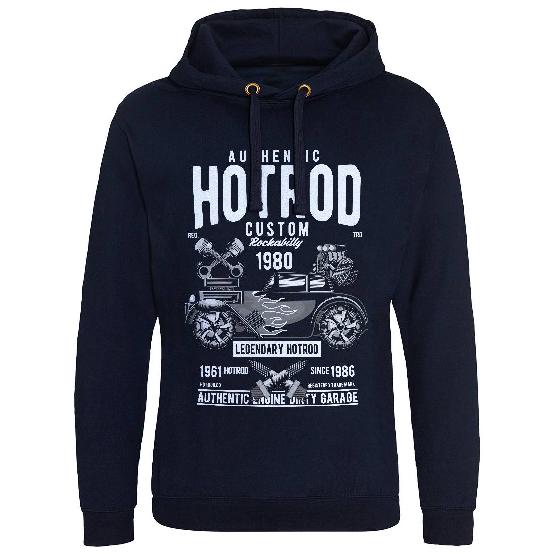 Hotrod Custom Mens Hoodie Without Pocket Cars C376