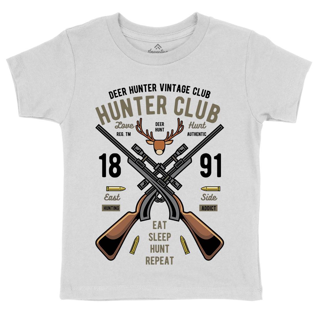 Hunter Club Kids Crew Neck T-Shirt Sport C378