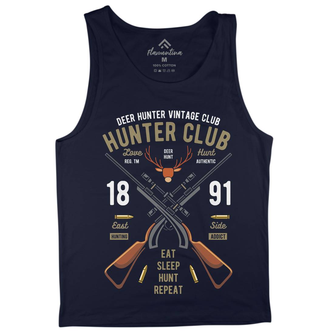 Hunter Club Mens Tank Top Vest Sport C378