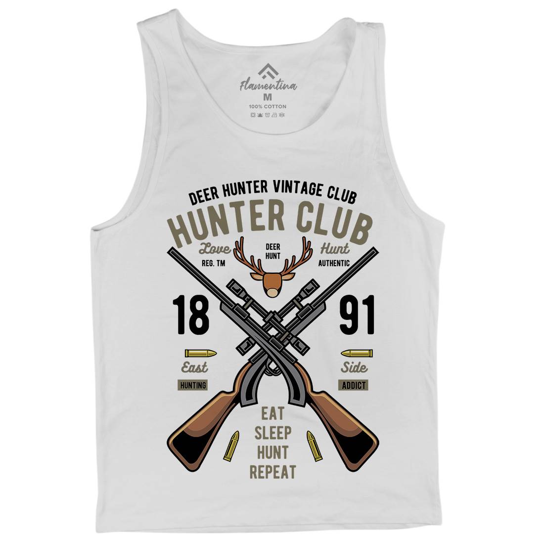 Hunter Club Mens Tank Top Vest Sport C378