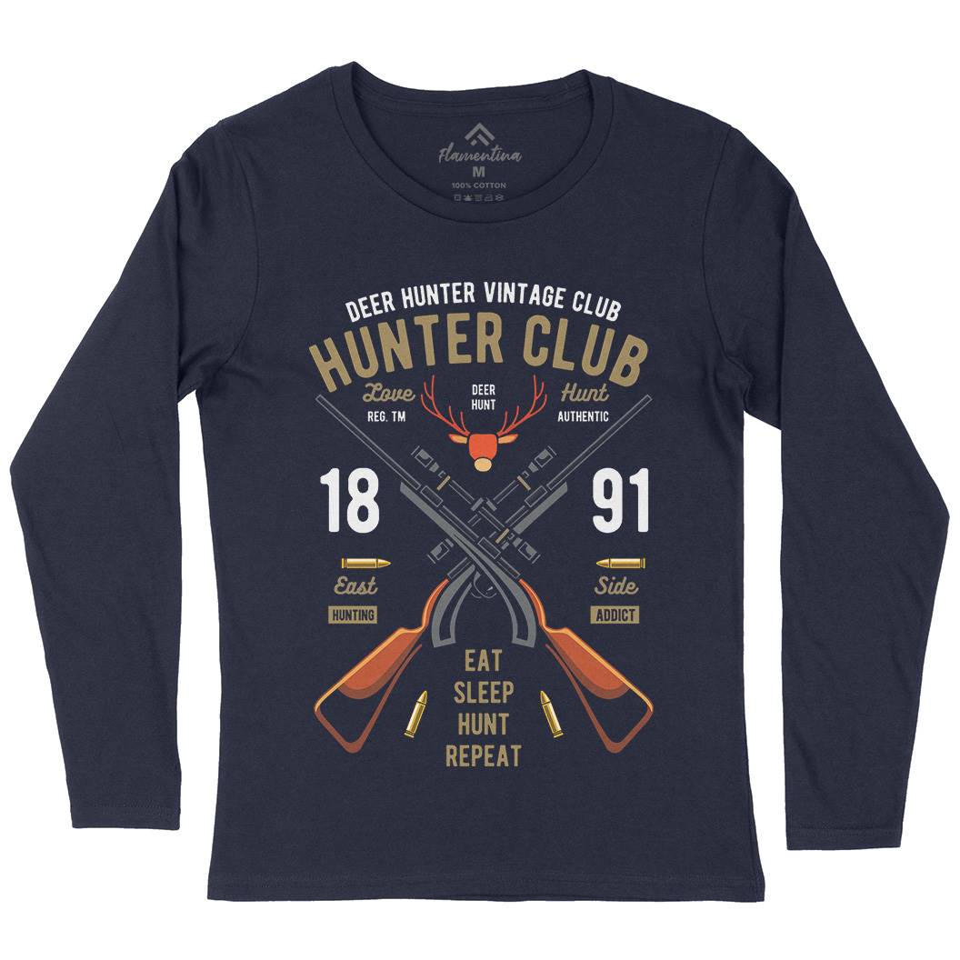 Hunter Club Womens Long Sleeve T-Shirt Sport C378