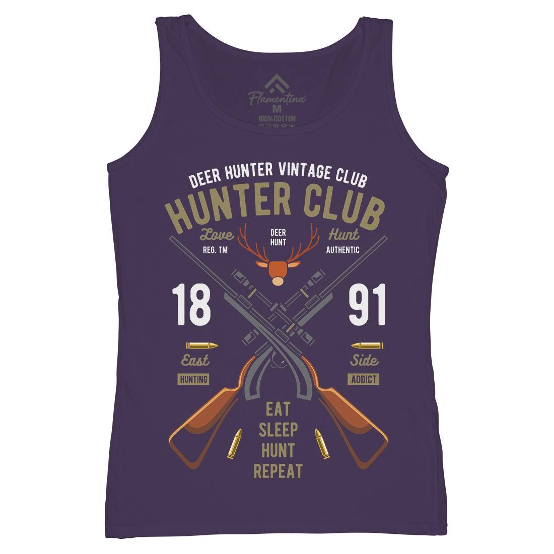 Hunter Club Womens Organic Tank Top Vest Sport C378