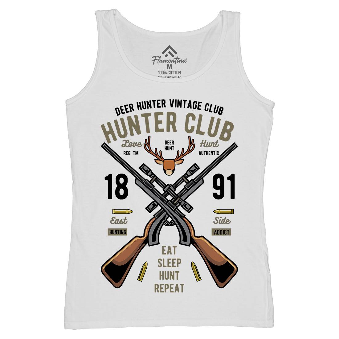 Hunter Club Womens Organic Tank Top Vest Sport C378