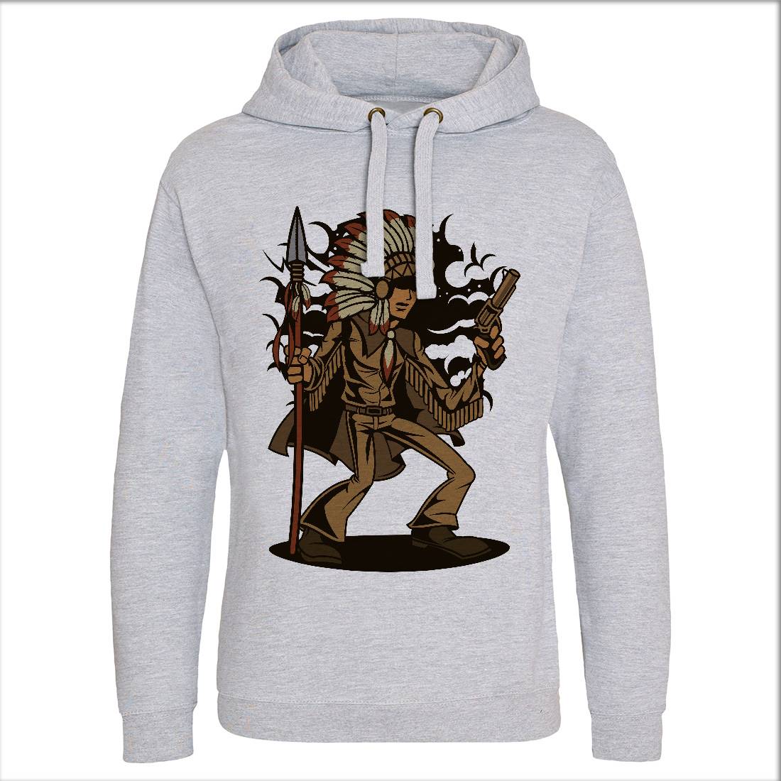 Indian Chief Killer Mens Hoodie Without Pocket American C380