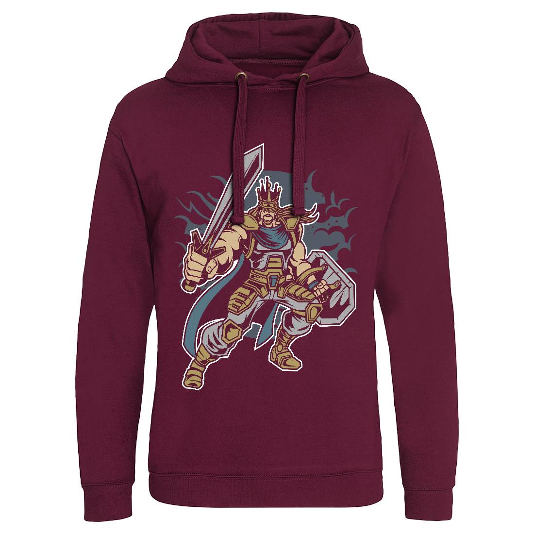 King Of Battle Mens Hoodie Without Pocket Warriors C384