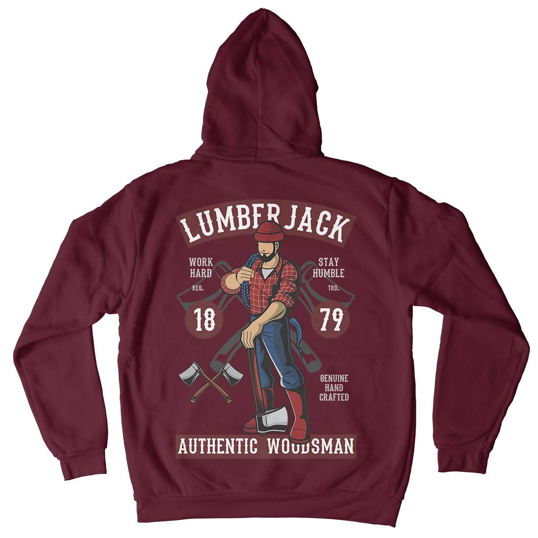Lumberjack Mens Hoodie With Pocket Work C389