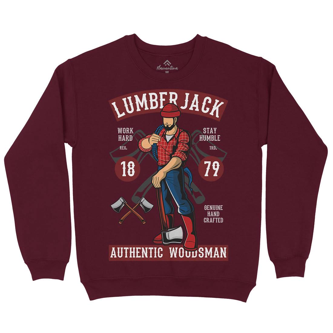 Lumberjack Kids Crew Neck Sweatshirt Work C389