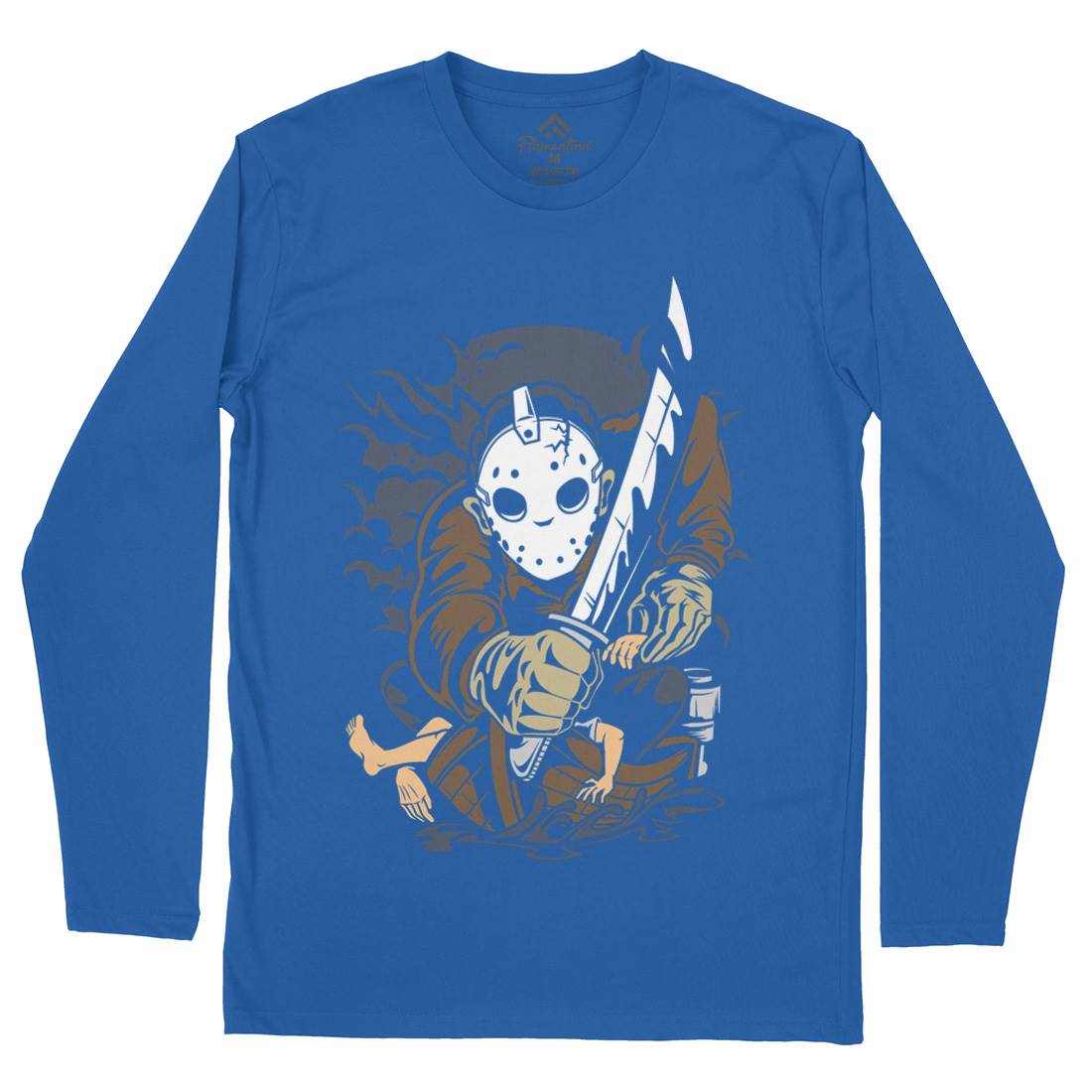 Masked Slayer Mens Long Sleeve T-Shirt Horror C392