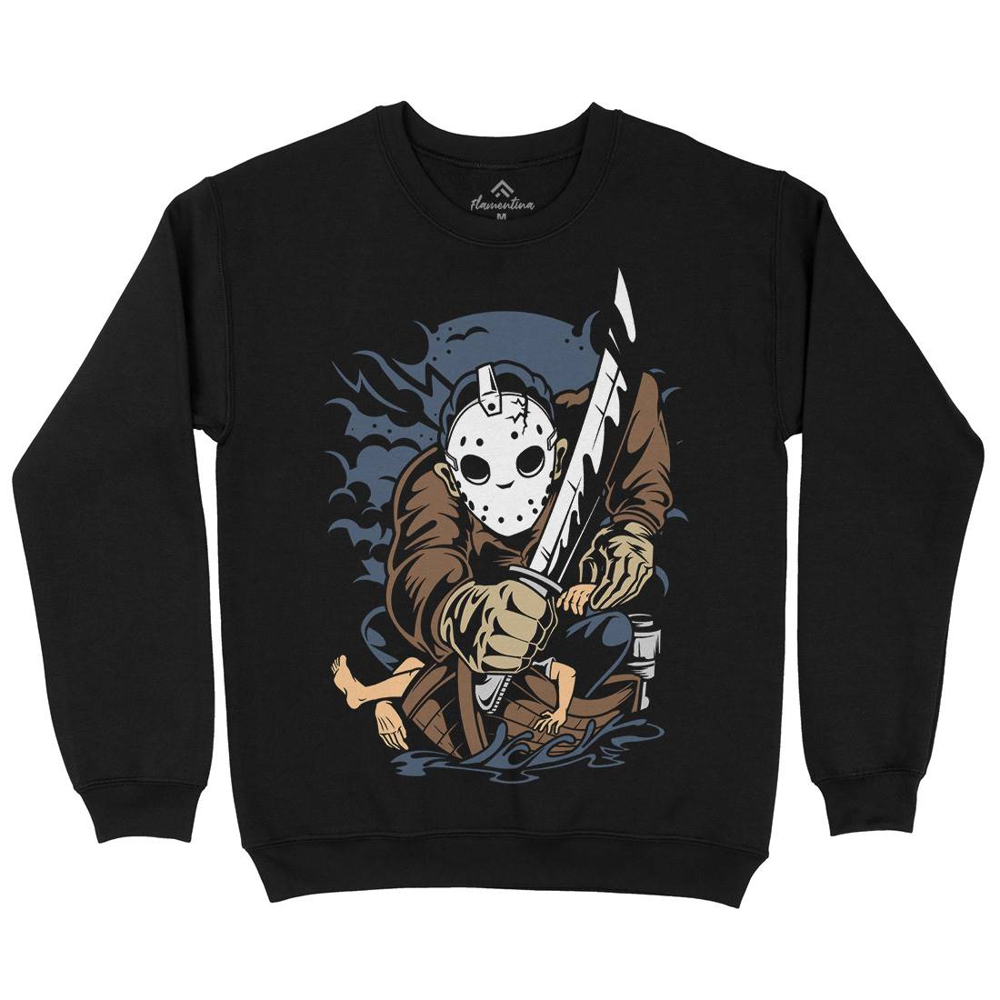 Masked Slayer Mens Crew Neck Sweatshirt Horror C392