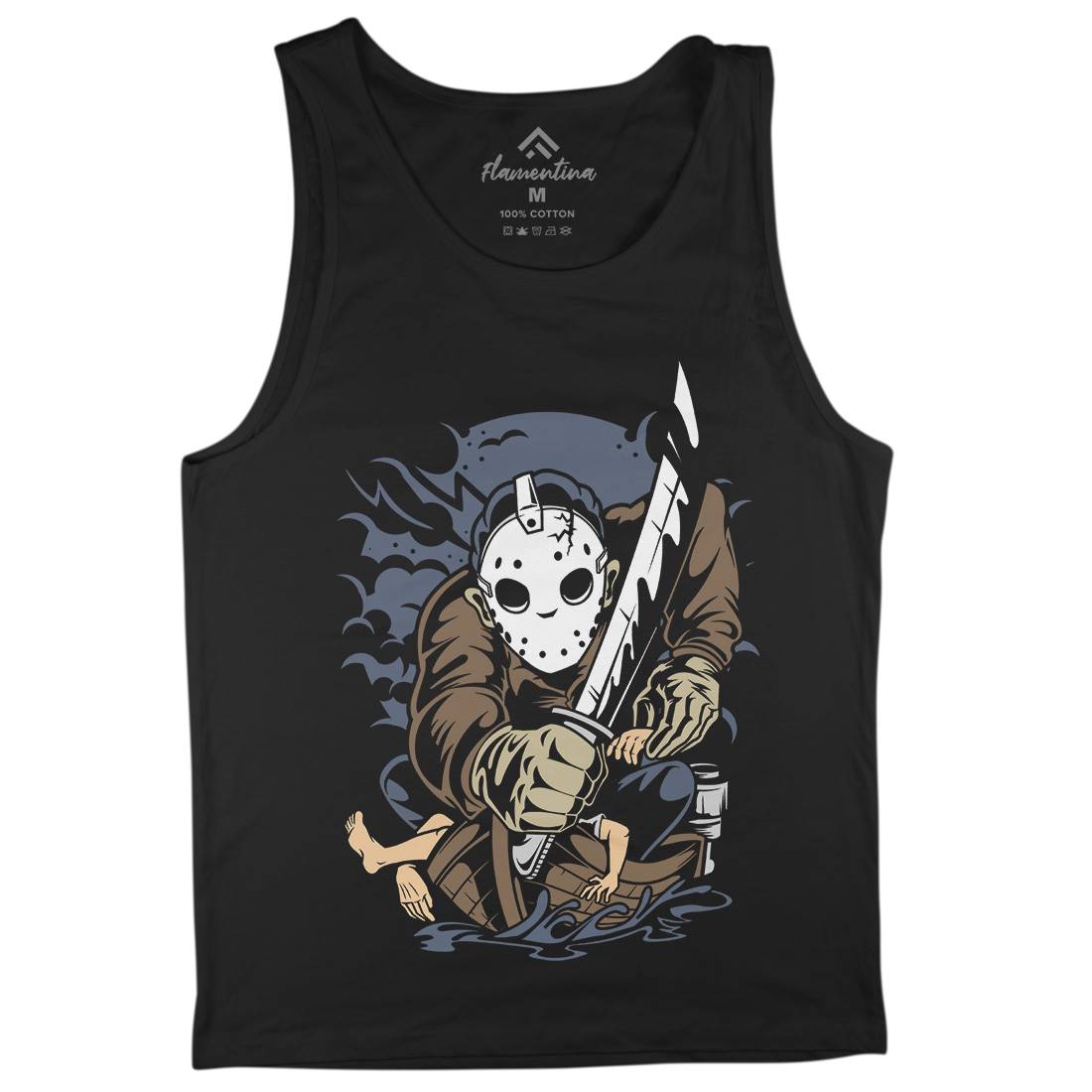 Masked Slayer Mens Tank Top Vest Horror C392