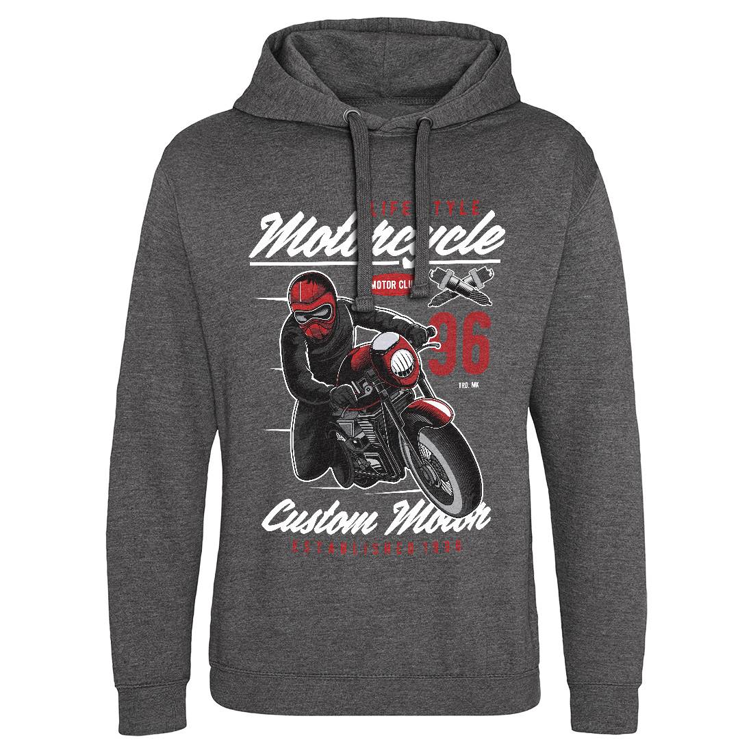 Lifestyle Mens Hoodie Without Pocket Motorcycles C399