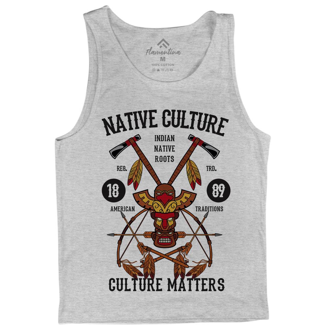 Native Culture Mens Tank Top Vest American C401