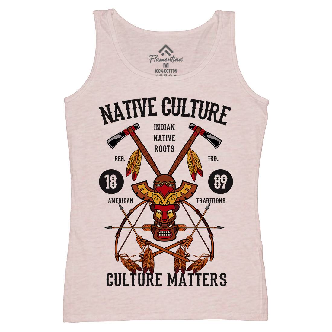 Native Culture Womens Organic Tank Top Vest American C401