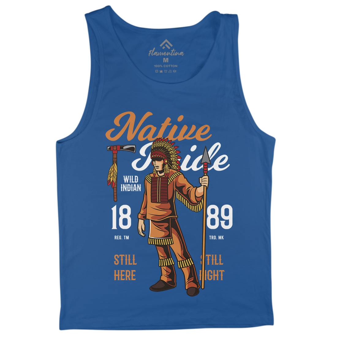 Native Pride Mens Tank Top Vest American C402