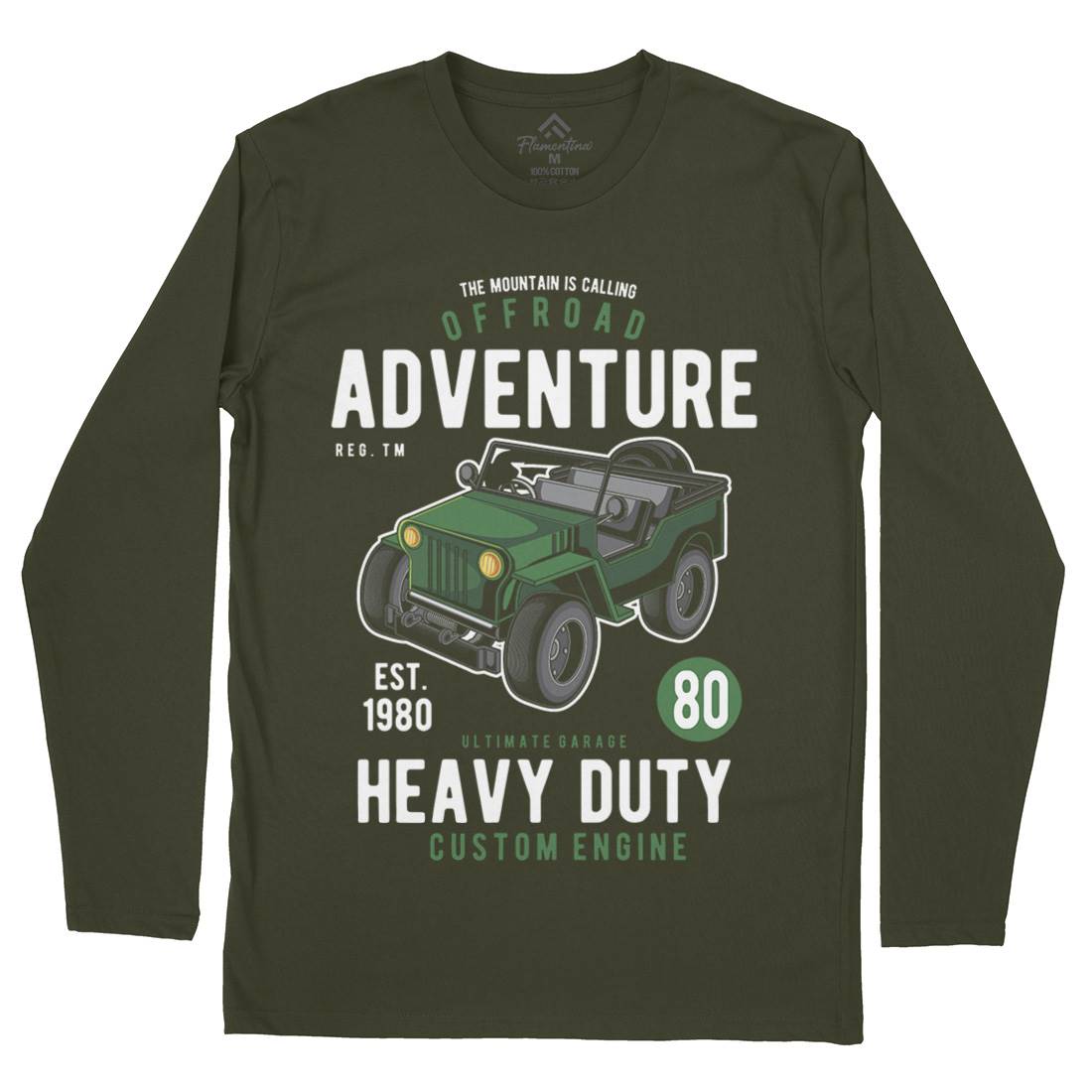 Off Road Adventure Mens Long Sleeve T-Shirt Cars C405