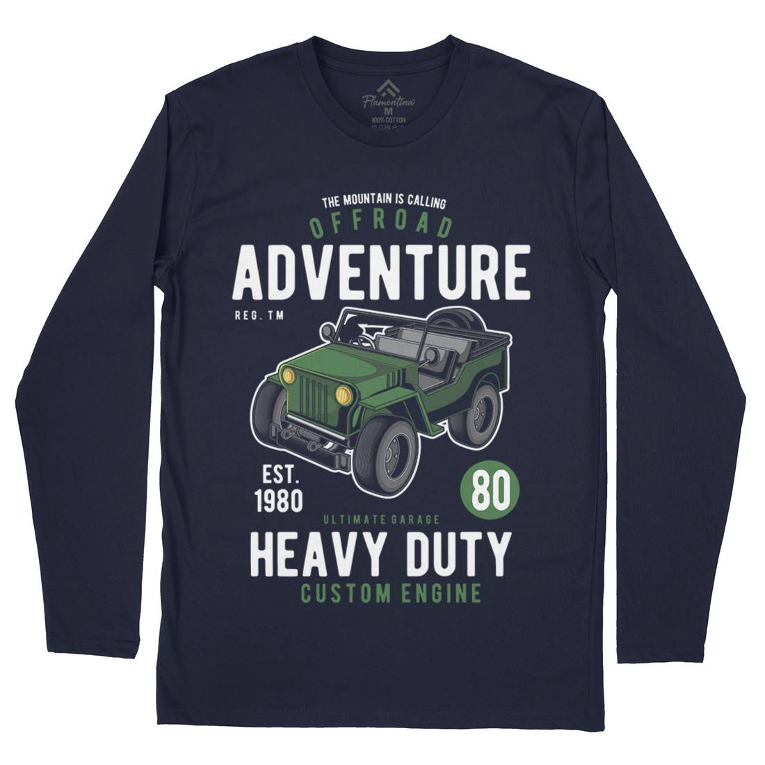 Off Road Adventure Mens Long Sleeve T-Shirt Cars C405