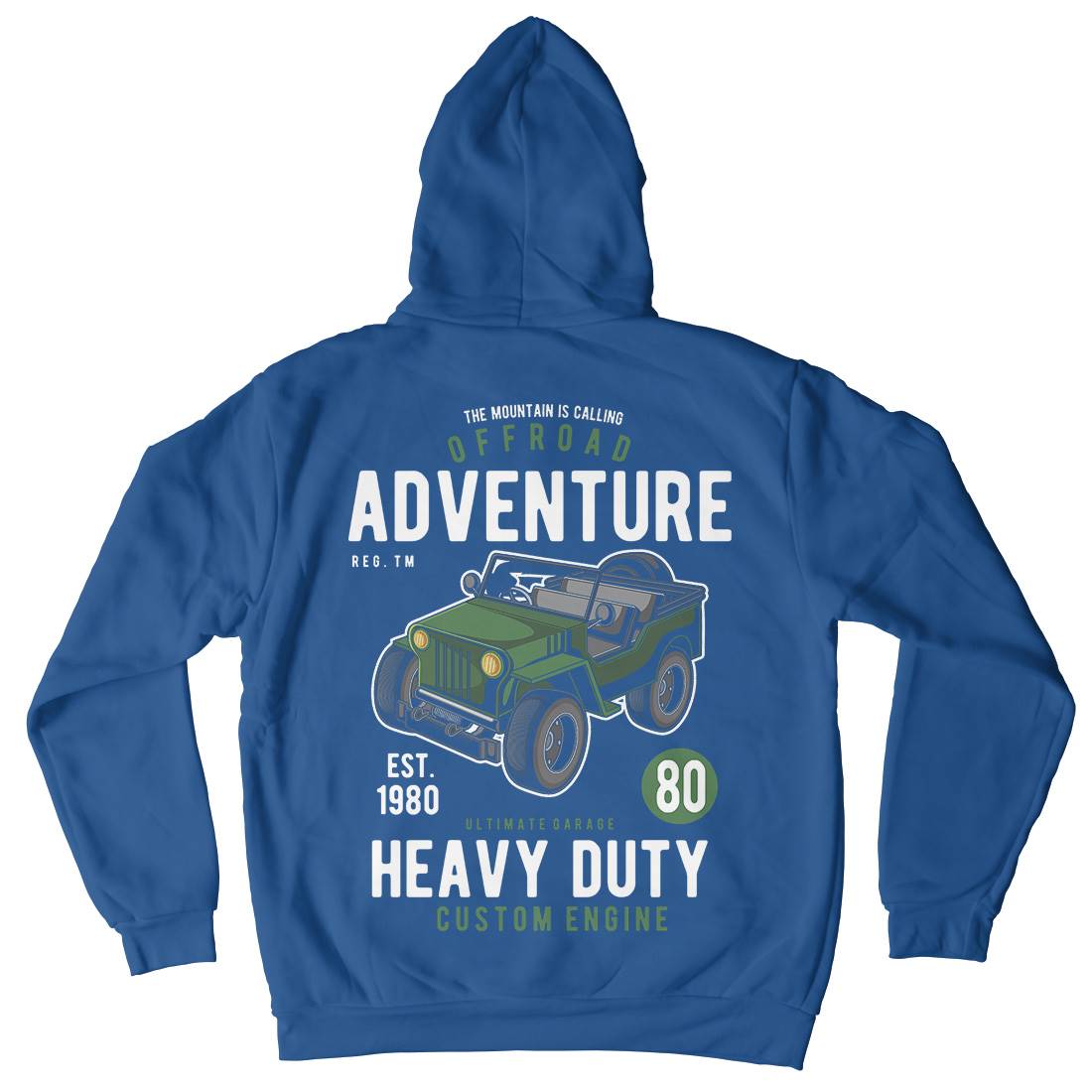 Off Road Adventure Kids Crew Neck Hoodie Cars C405