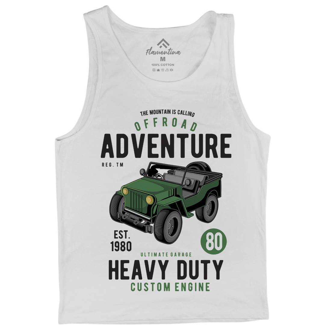 Off Road Adventure Mens Tank Top Vest Cars C405