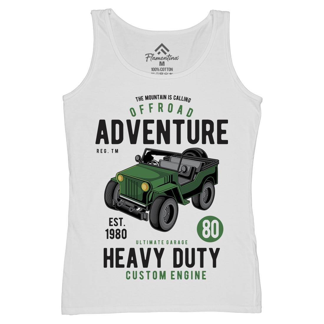 Off Road Adventure Womens Organic Tank Top Vest Cars C405
