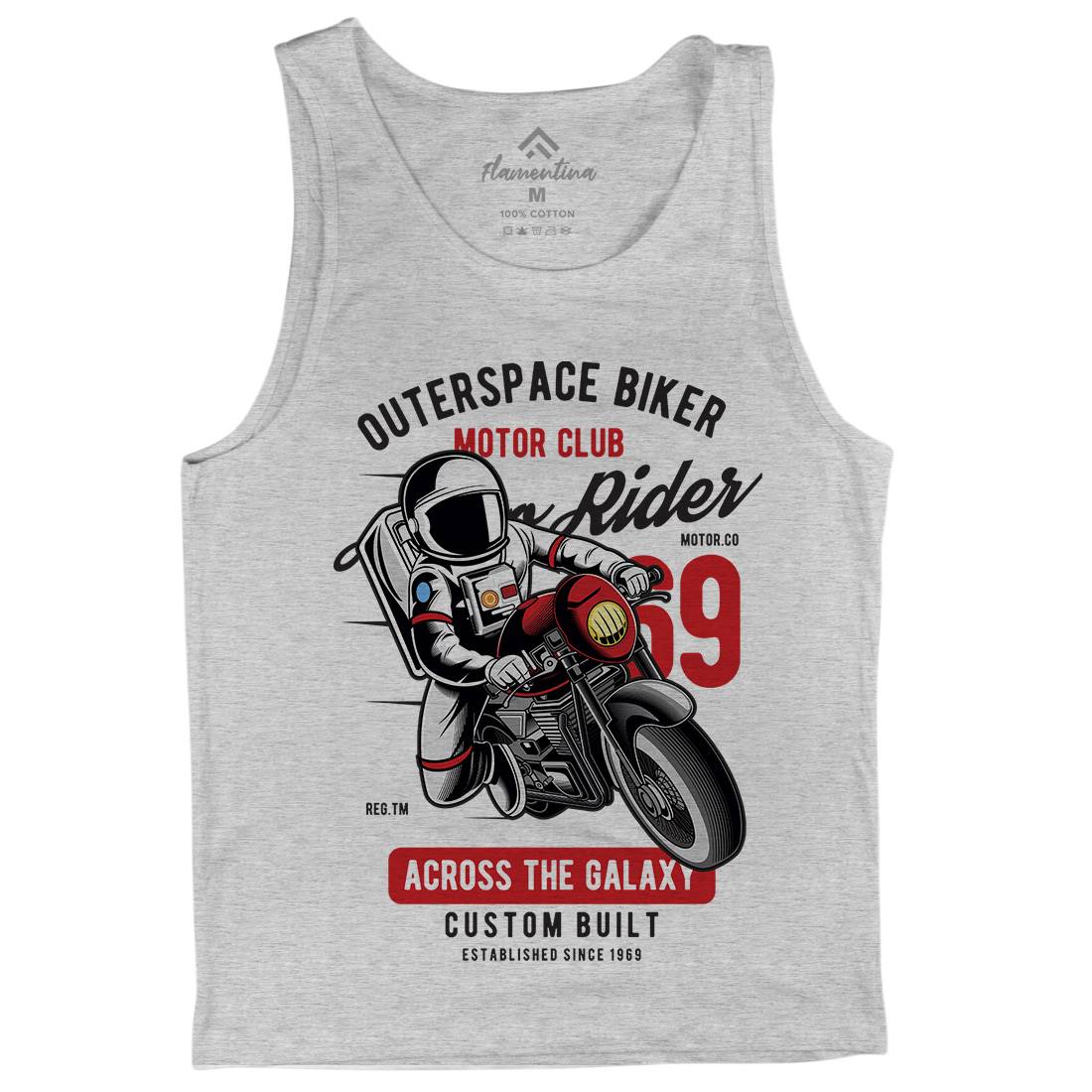 Outer Space Biker Mens Tank Top Vest Space C407