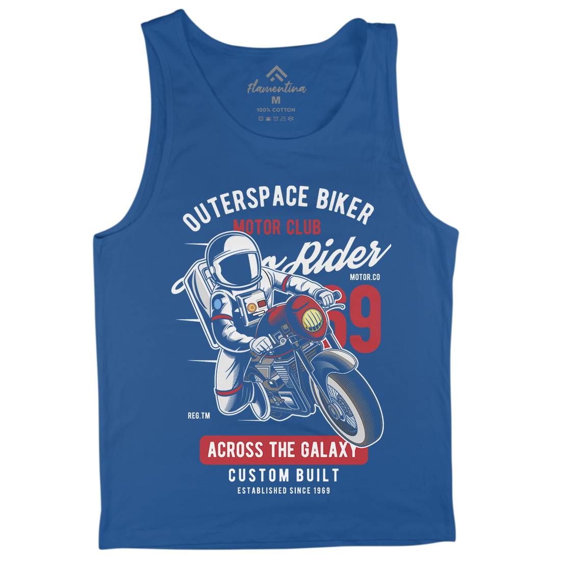 Outer Space Biker Mens Tank Top Vest Space C407