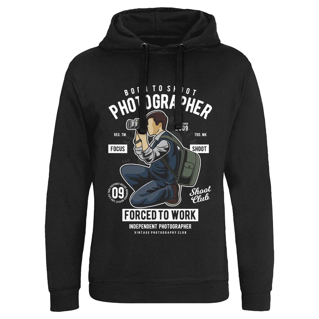 Photographer Mens Hoodie Without Pocket Media C413