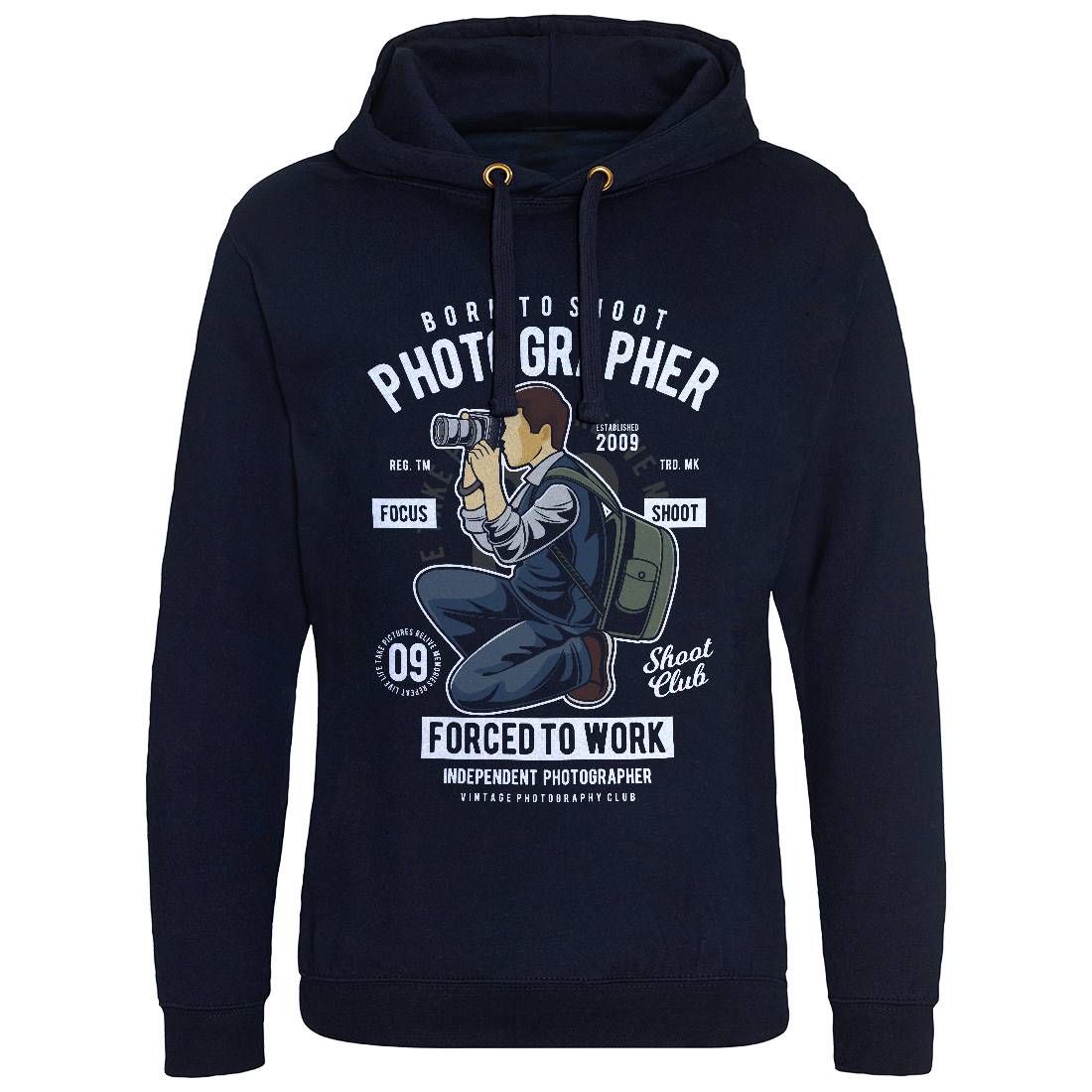 Photographer Mens Hoodie Without Pocket Media C413