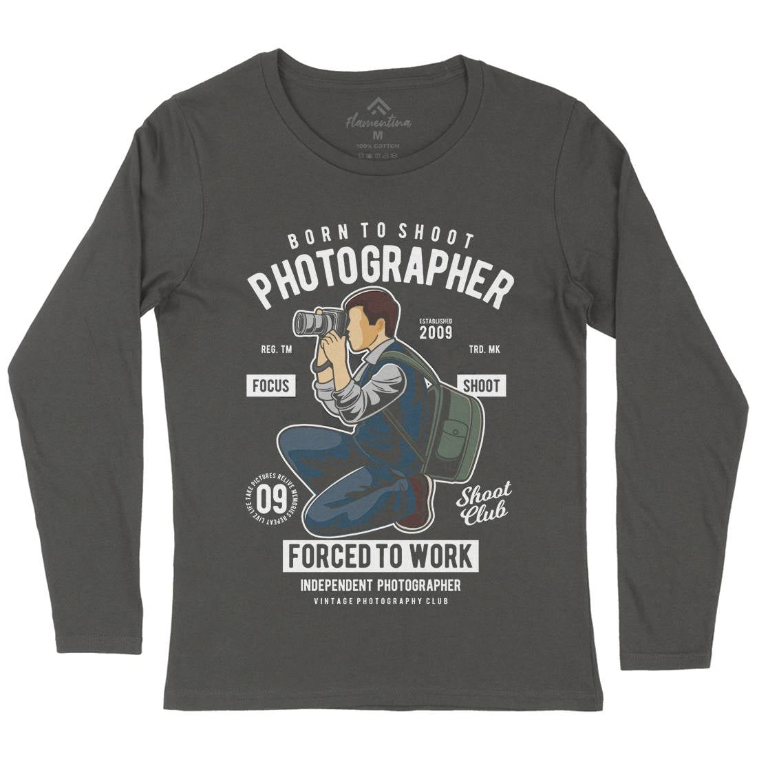 Photographer Womens Long Sleeve T-Shirt Media C413
