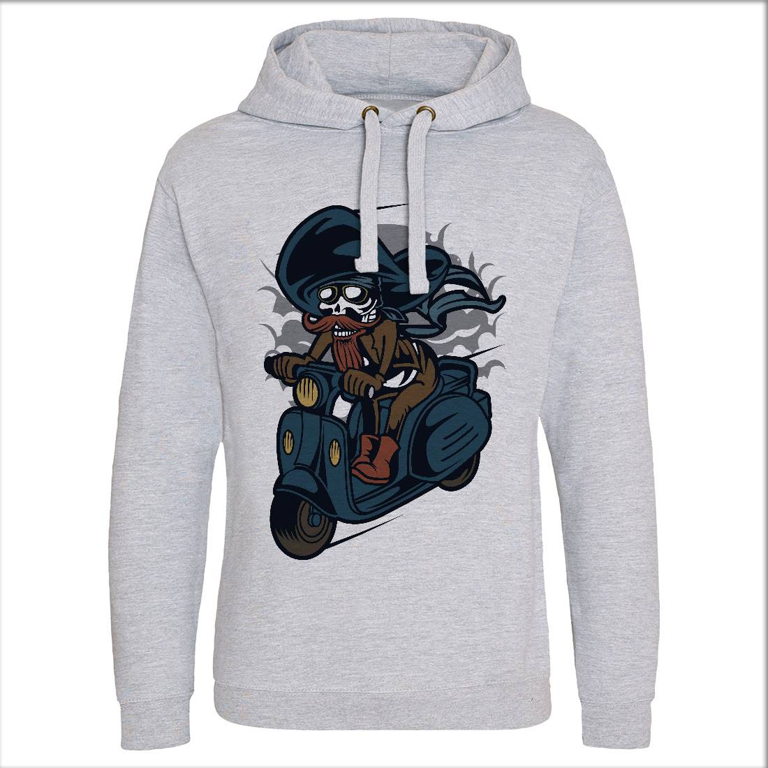 Pirate Scooter Mens Hoodie Without Pocket Motorcycles C418
