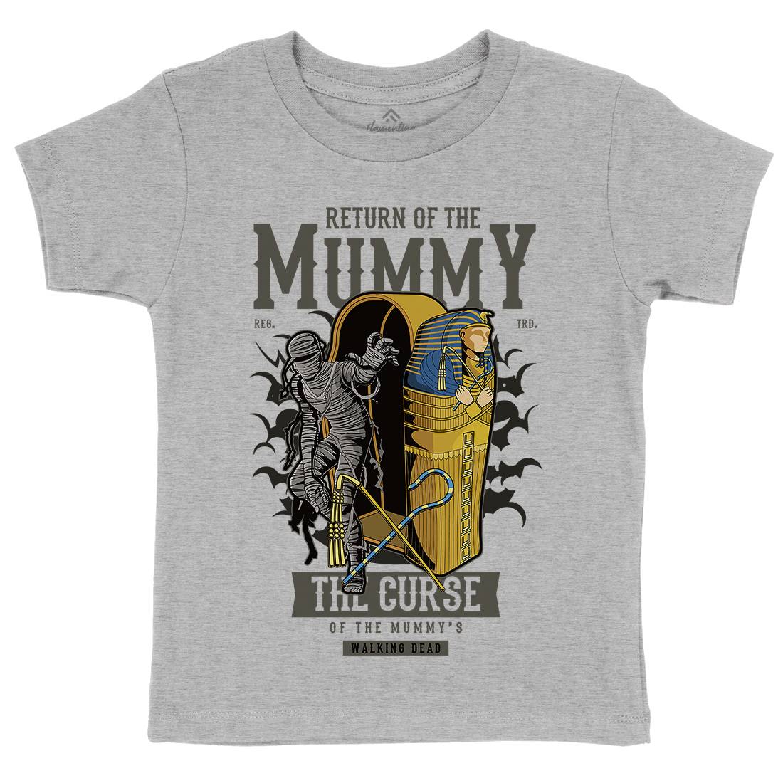 Return Of The Mummy Kids Organic Crew Neck T-Shirt Horror C425