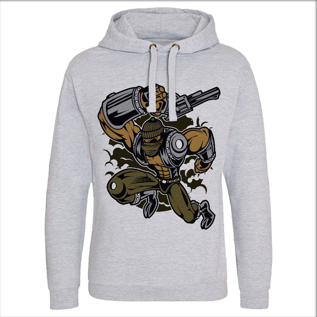 Robber Mens Hoodie Without Pocket Retro C426