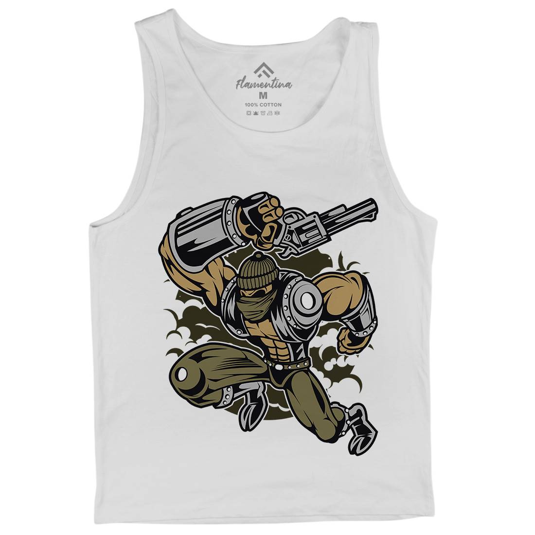 Robber Mens Tank Top Vest Retro C426
