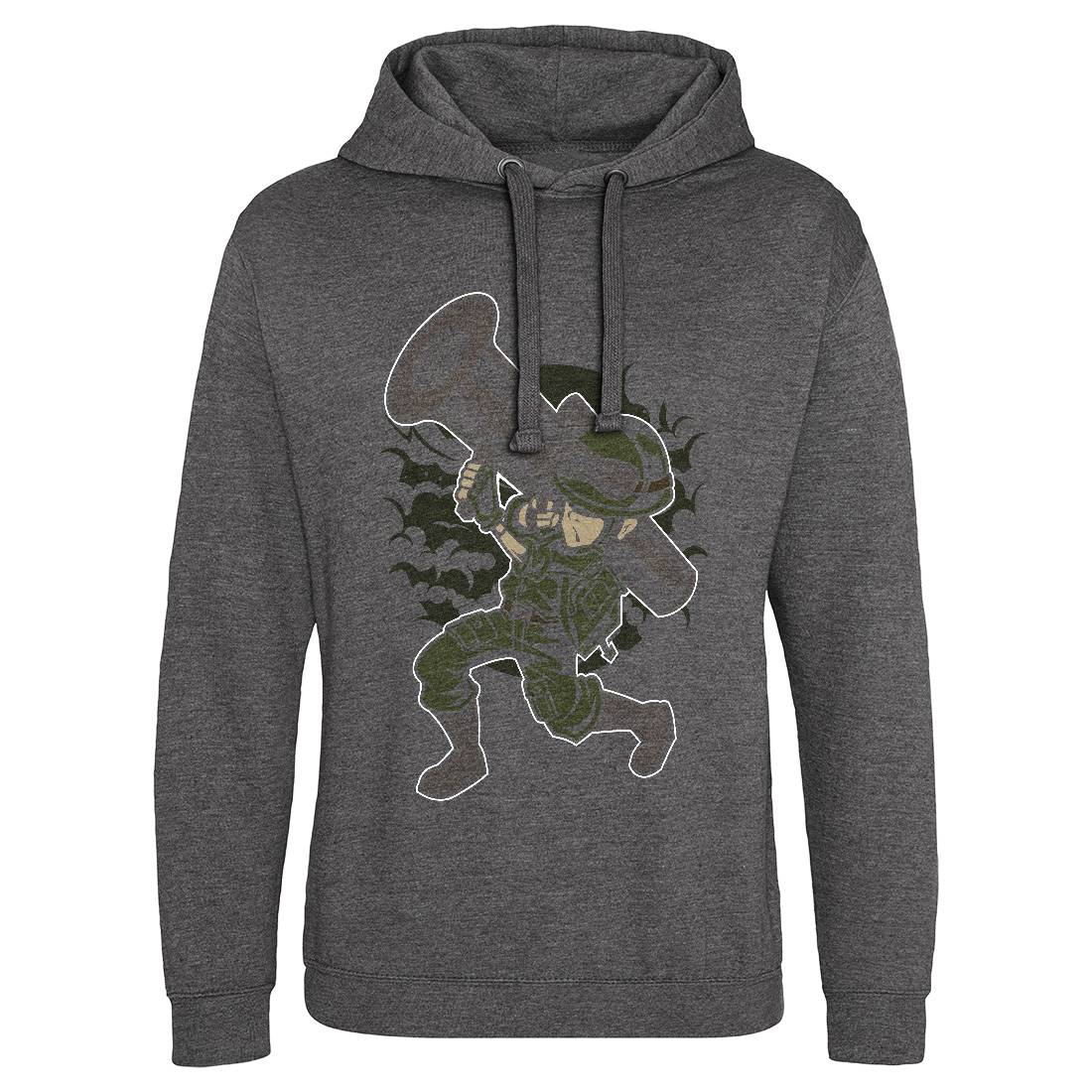 Rocket Launcher Mens Hoodie Without Pocket Army C427