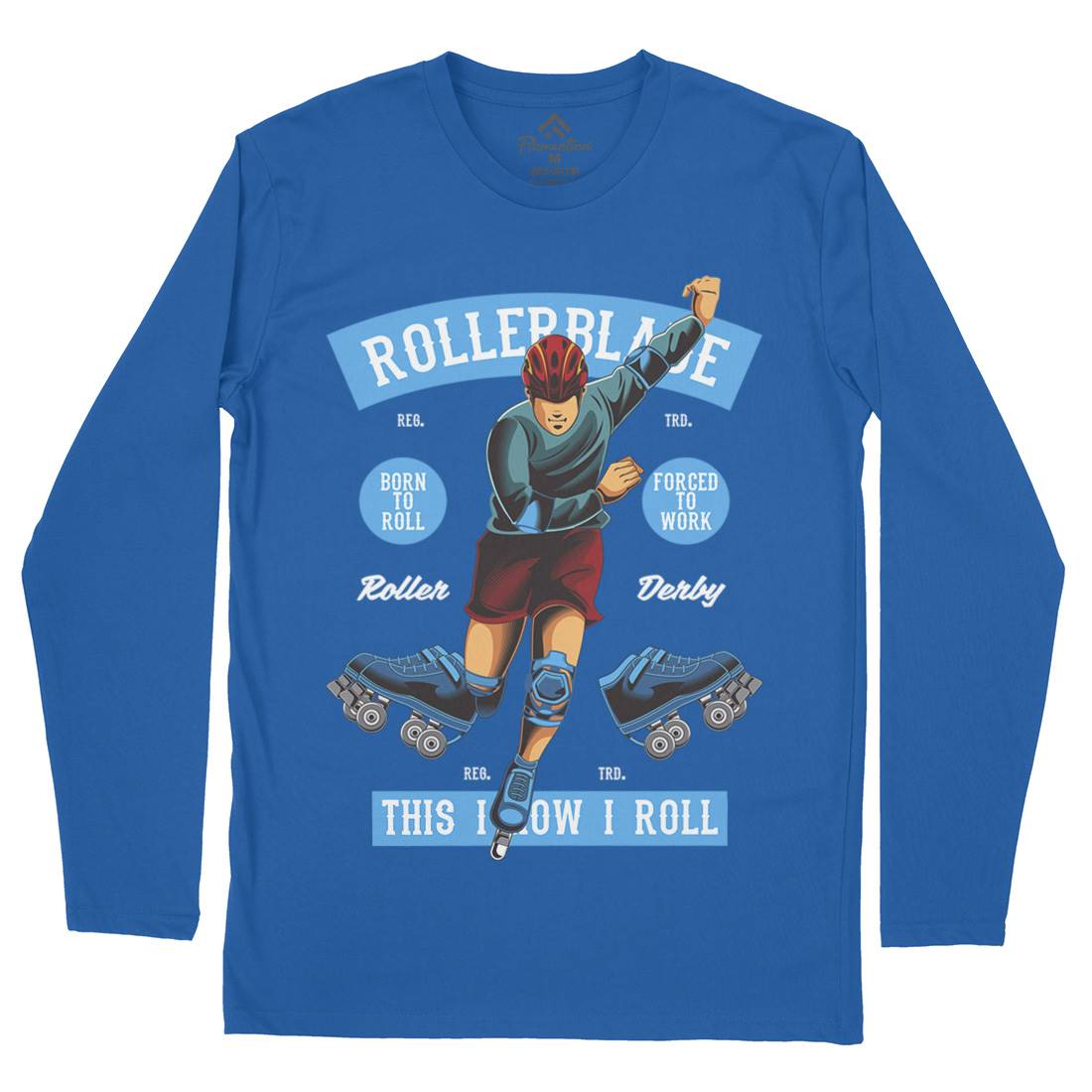 Rollerblade Mens Long Sleeve T-Shirt Skate C429