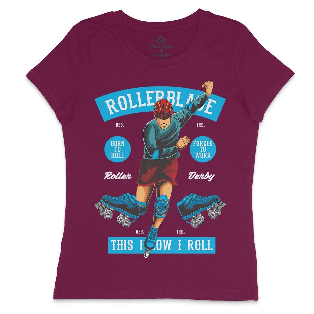 Rollerblade Womens Crew Neck T-Shirt Skate C429