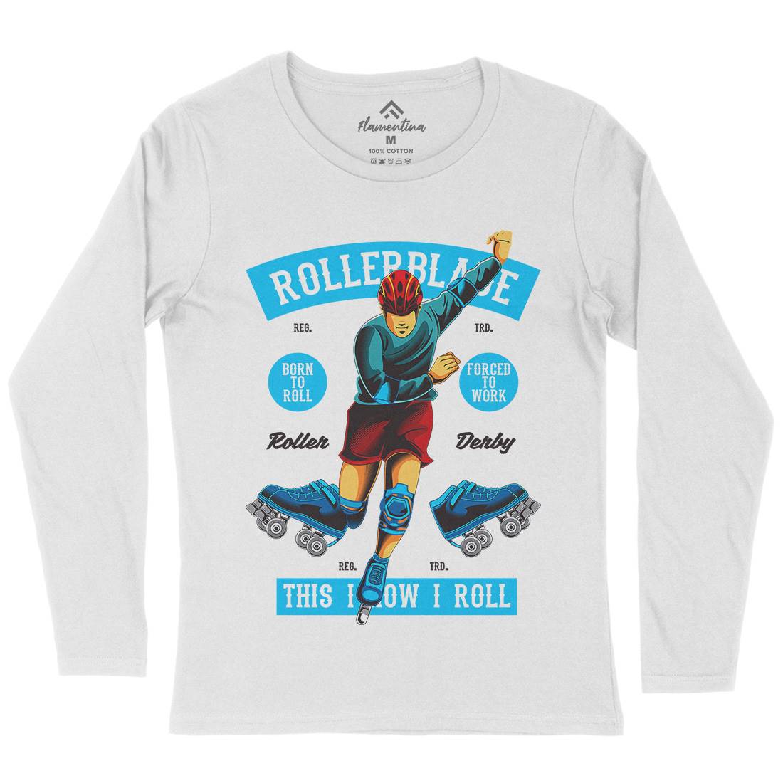Rollerblade Womens Long Sleeve T-Shirt Skate C429