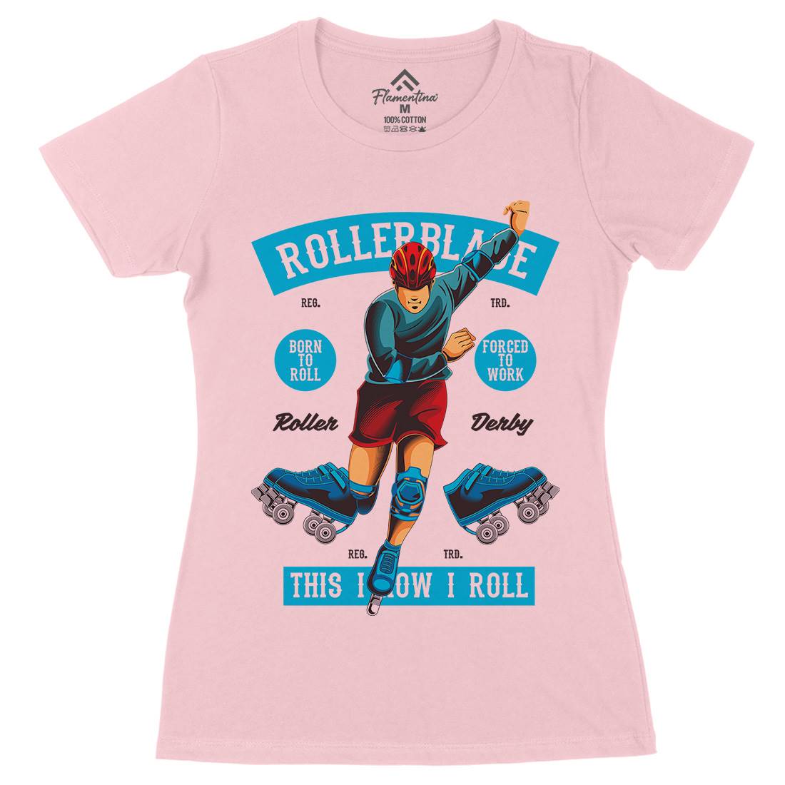 Rollerblade Womens Organic Crew Neck T-Shirt Skate C429
