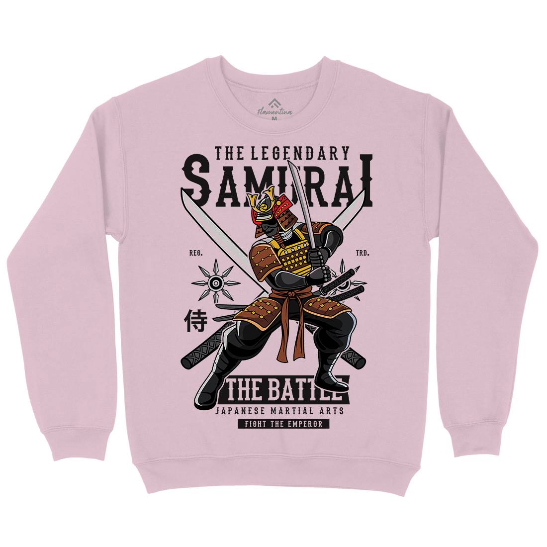 Samurai Kids Crew Neck Sweatshirt Warriors C430