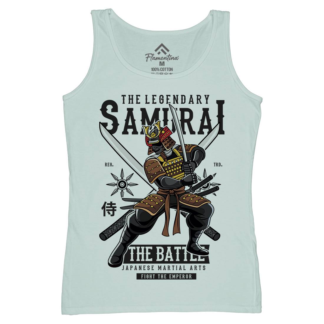 Samurai Womens Organic Tank Top Vest Warriors C430